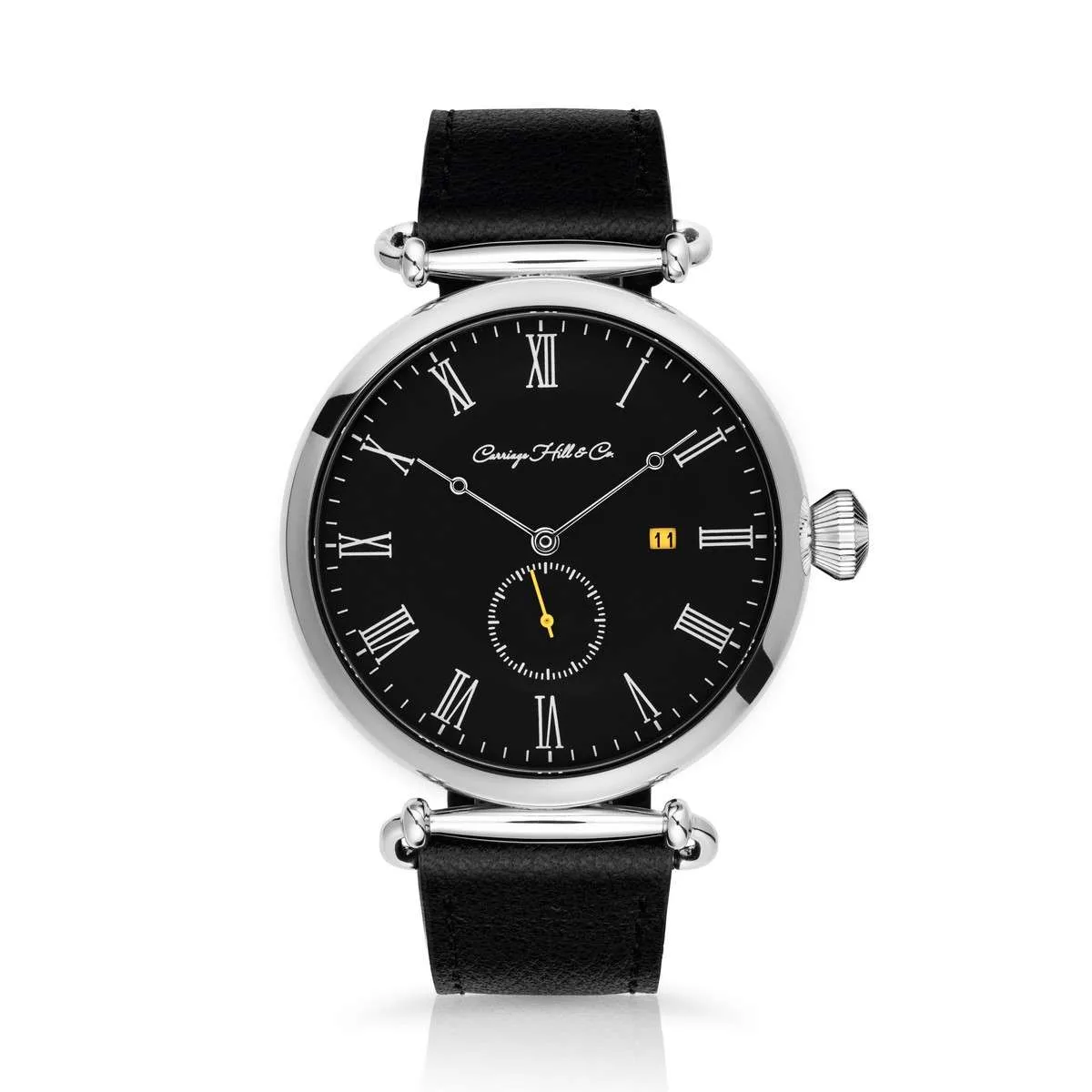 ONYX Silver Case Watch