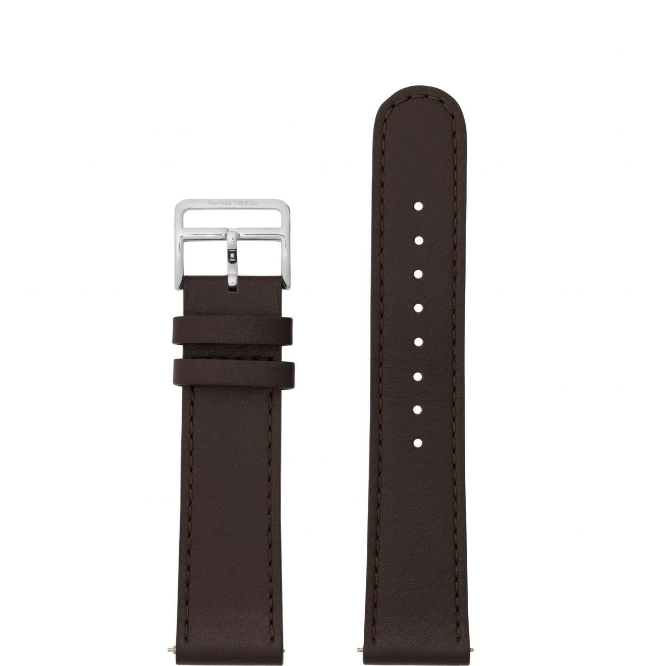 Coffee Brown leather Strap