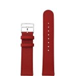 Red Calfskin Leather Strap