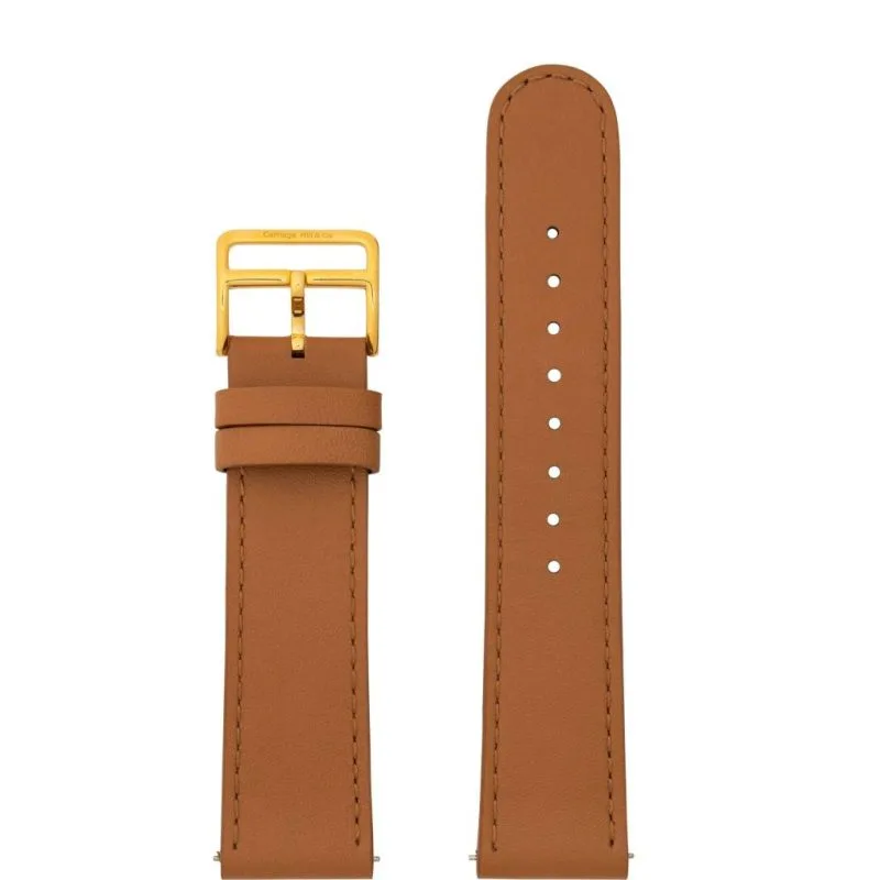 Brown Calfskin Leather Strap