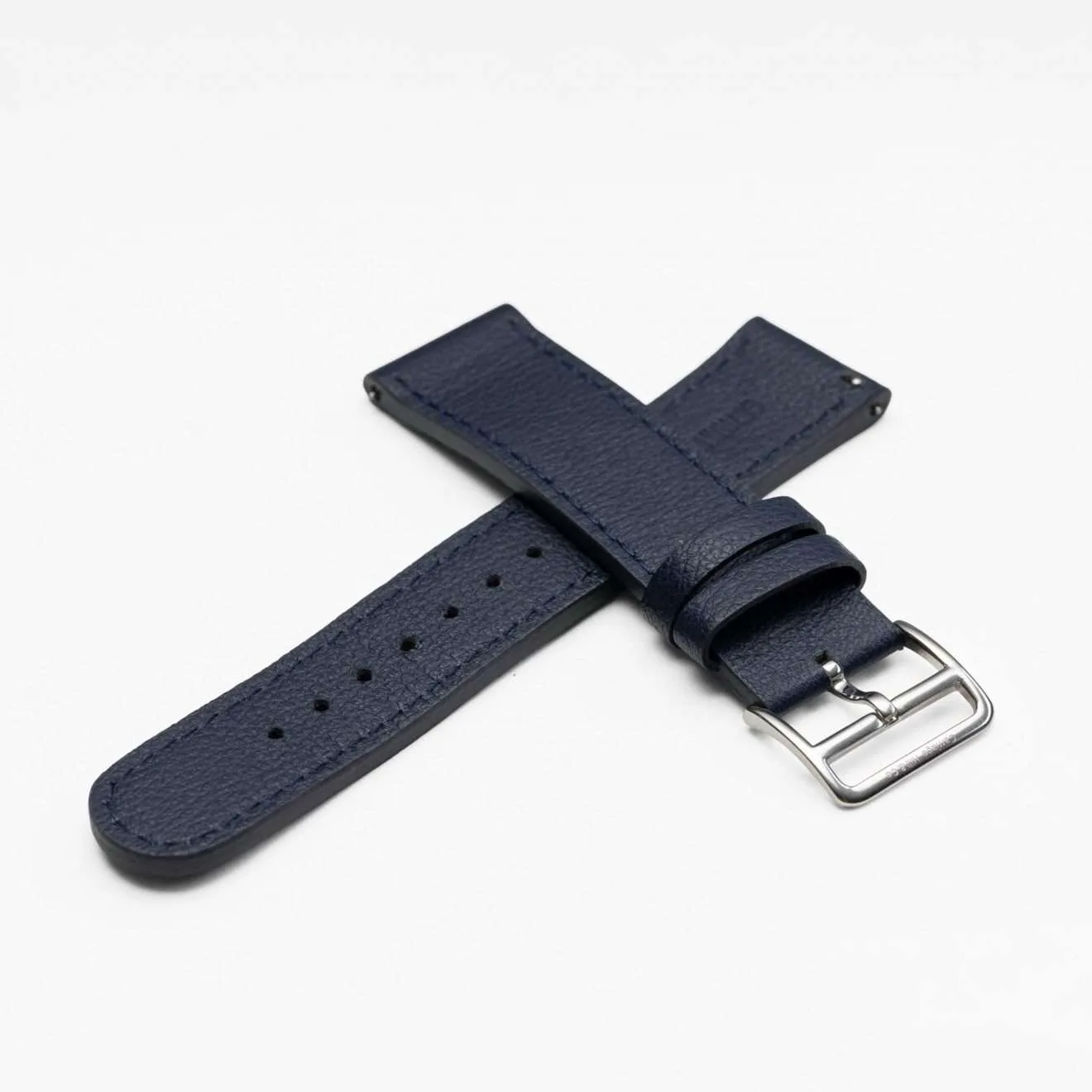 Navy Blue Calfskin Leather Strap - Image 2